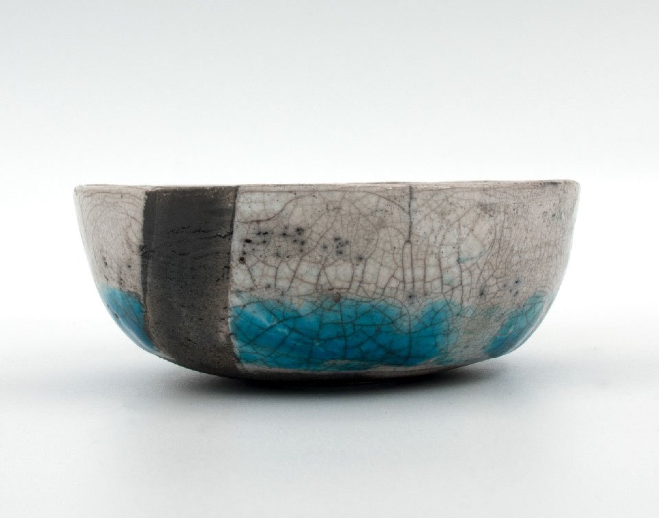 ciotola portagioie svuotatasche in ceramica raku