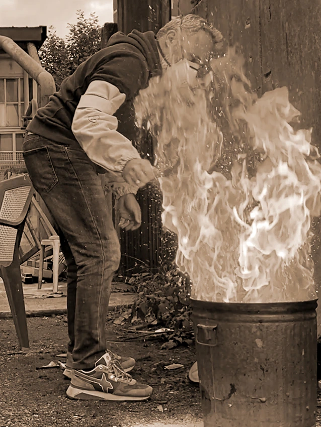 Ceramica Raku con la tecnica del Western Raku tecnica di cottura
